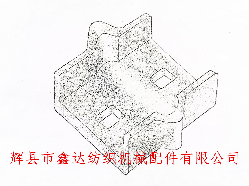 F4 Loom Parts Handdrawn Drawing of Textile Accessories