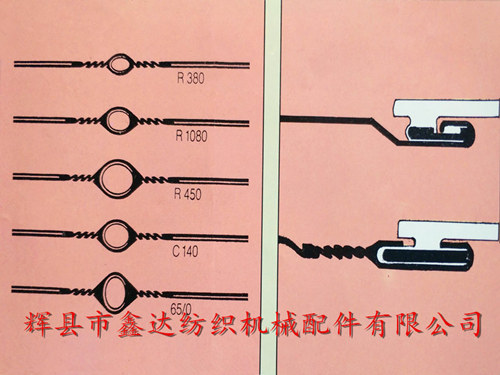 Detailed Description Of Type And Specification Of Steel Wire Heald, Nylon Wire Heald , Special Steel Wire Fusion And Flanging Wire Heald